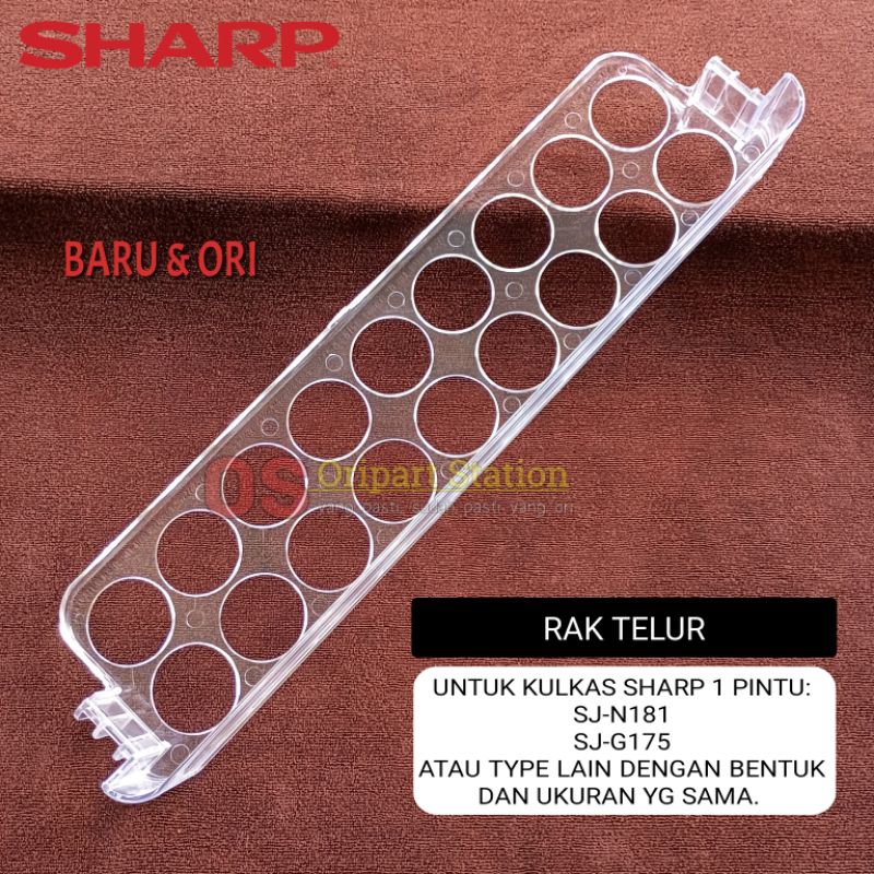 RAK TELUR KULKAS SHARP 1 PINTU ORIGINAL