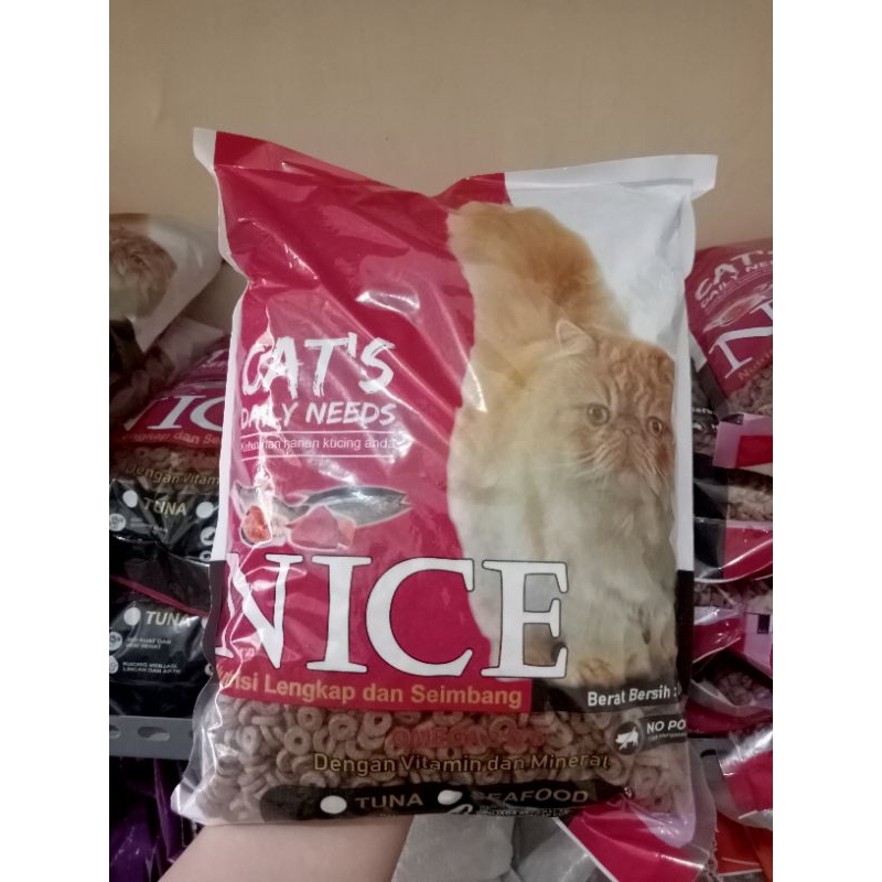Nice Cat Dry Food / Makanan Kering kucing 1 kg