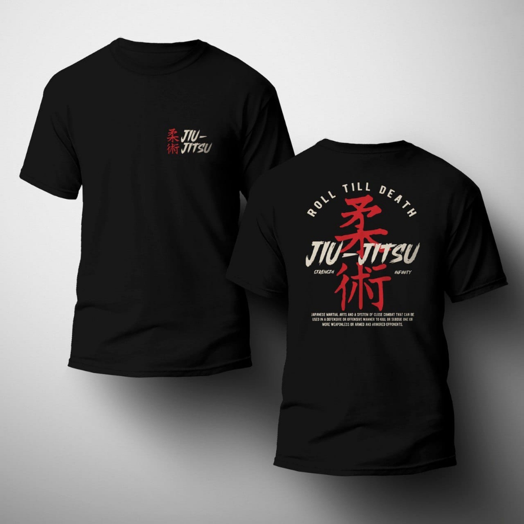 Kaos Brazlian Jiujitsu Premium, Baju Brazlian Jiujitsu, T shirt Jiujitsu Berkualitas