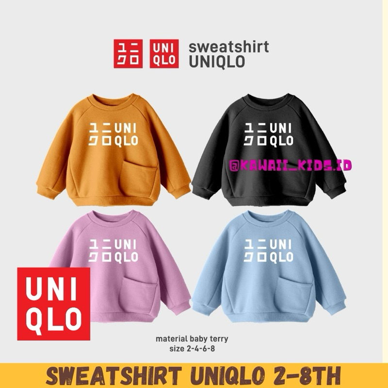 Sweatshirt uniqlo sweater uniqlo sweater anak