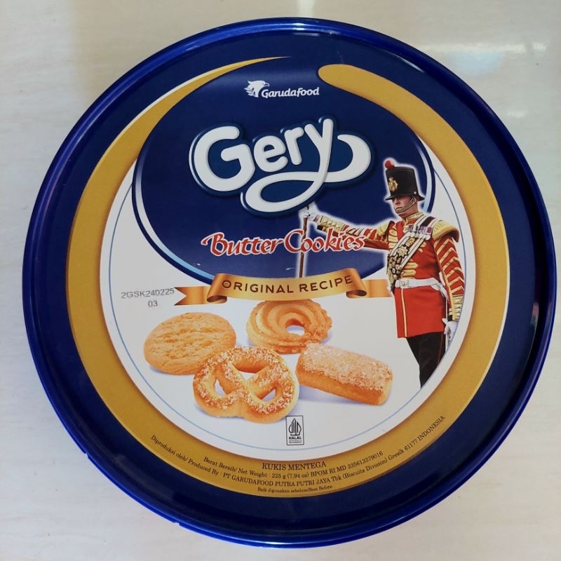 GERY BUTTER COOKIES 225GR