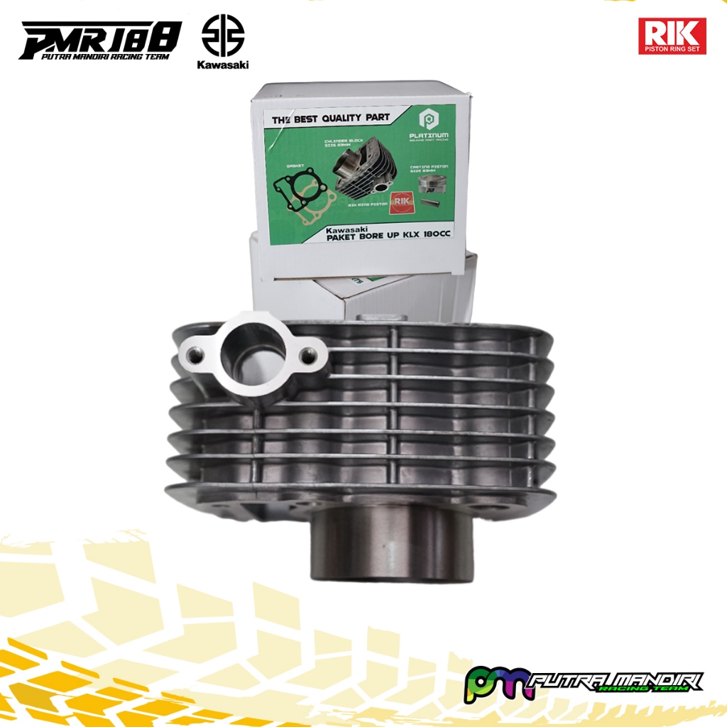 Cylinder Kit RIK Paket Bore Up KLX 180cc 200cc 63mm 66mm