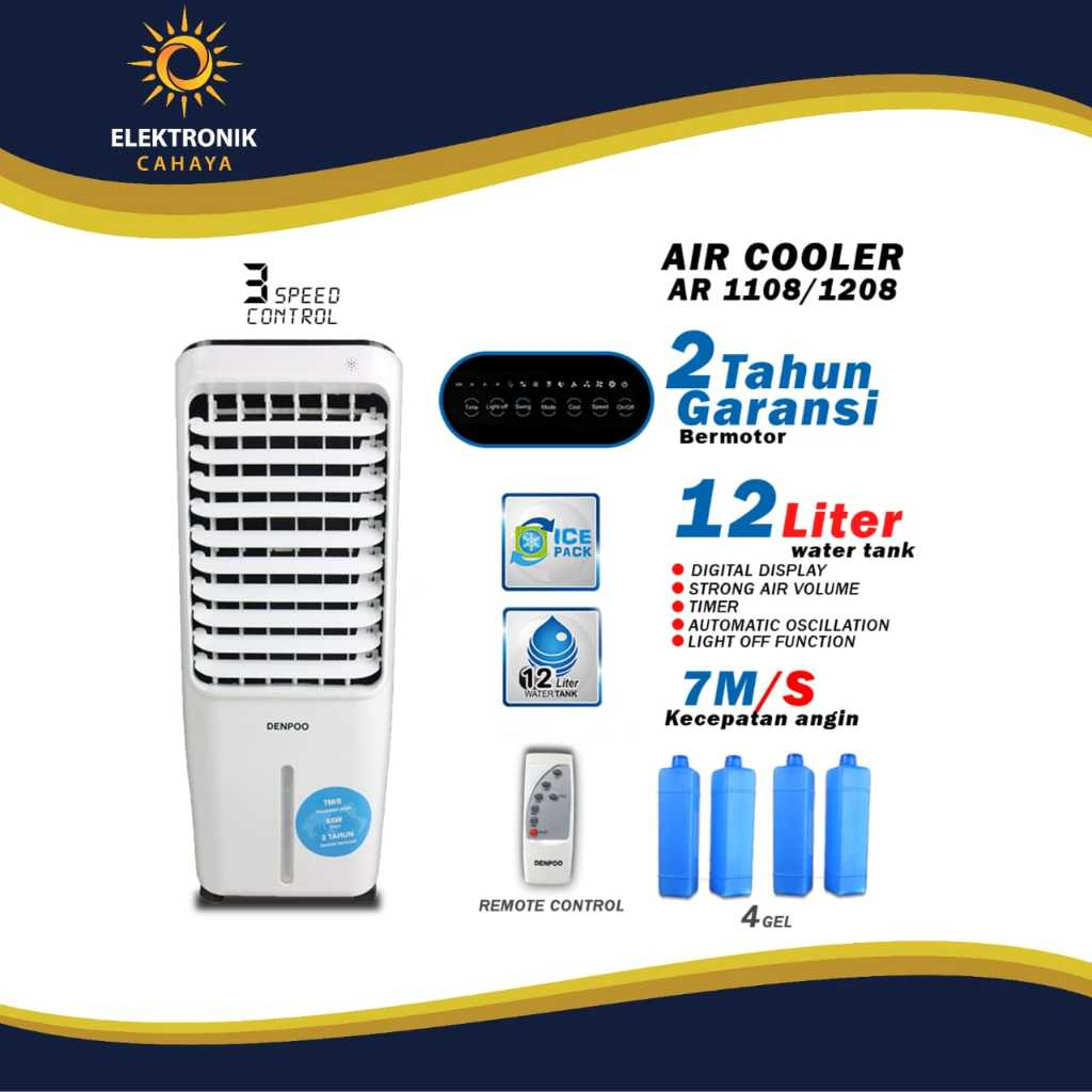 Denpoo Air Cooler AR 1208 XF 12 Liter