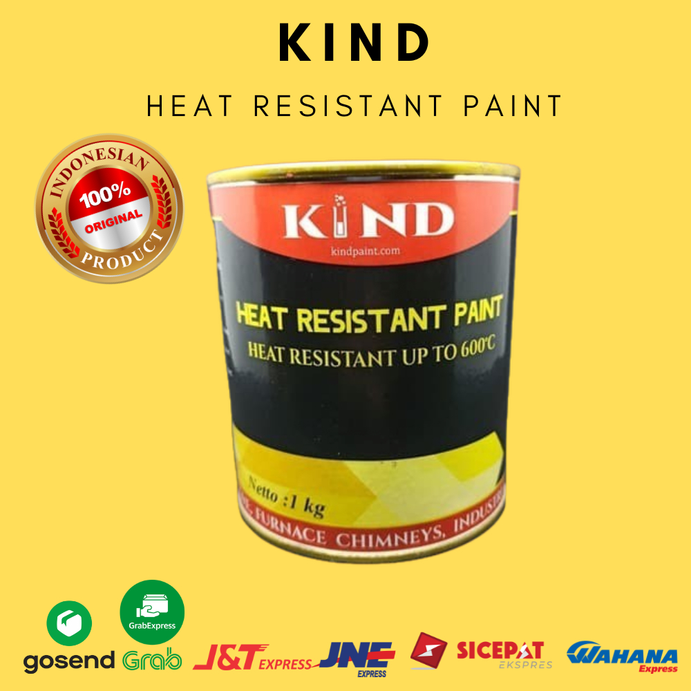 Cat Mesin - Cat Tahan Panas Warna Merah 1112°F