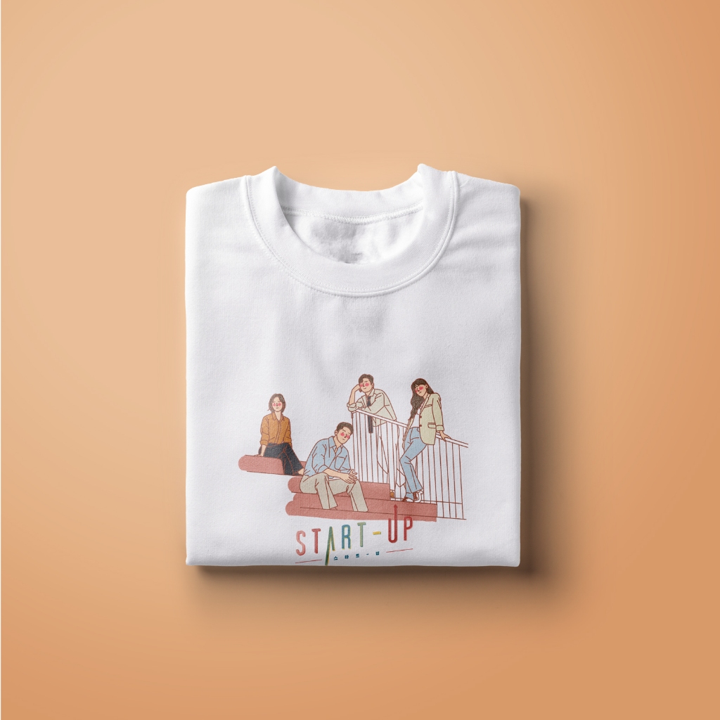 KAOS KDRAMA STARTUP KOREAN DRAMA T-SHIRT KOREAN DRAMA KDRAMA MERCHANDISE KAOS DRAMA KOREA