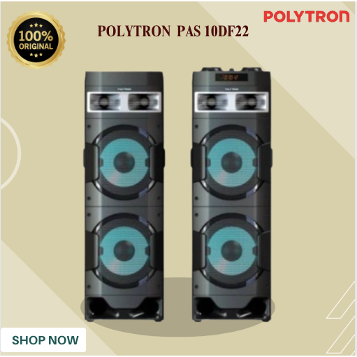 SPEAKER AKTIF POLYTRON  PAS 10DF22 BERGARANSI/PAS-10DF22/PAS 10DF22/POLYTRON SPEAKER BERGARANSI ORI