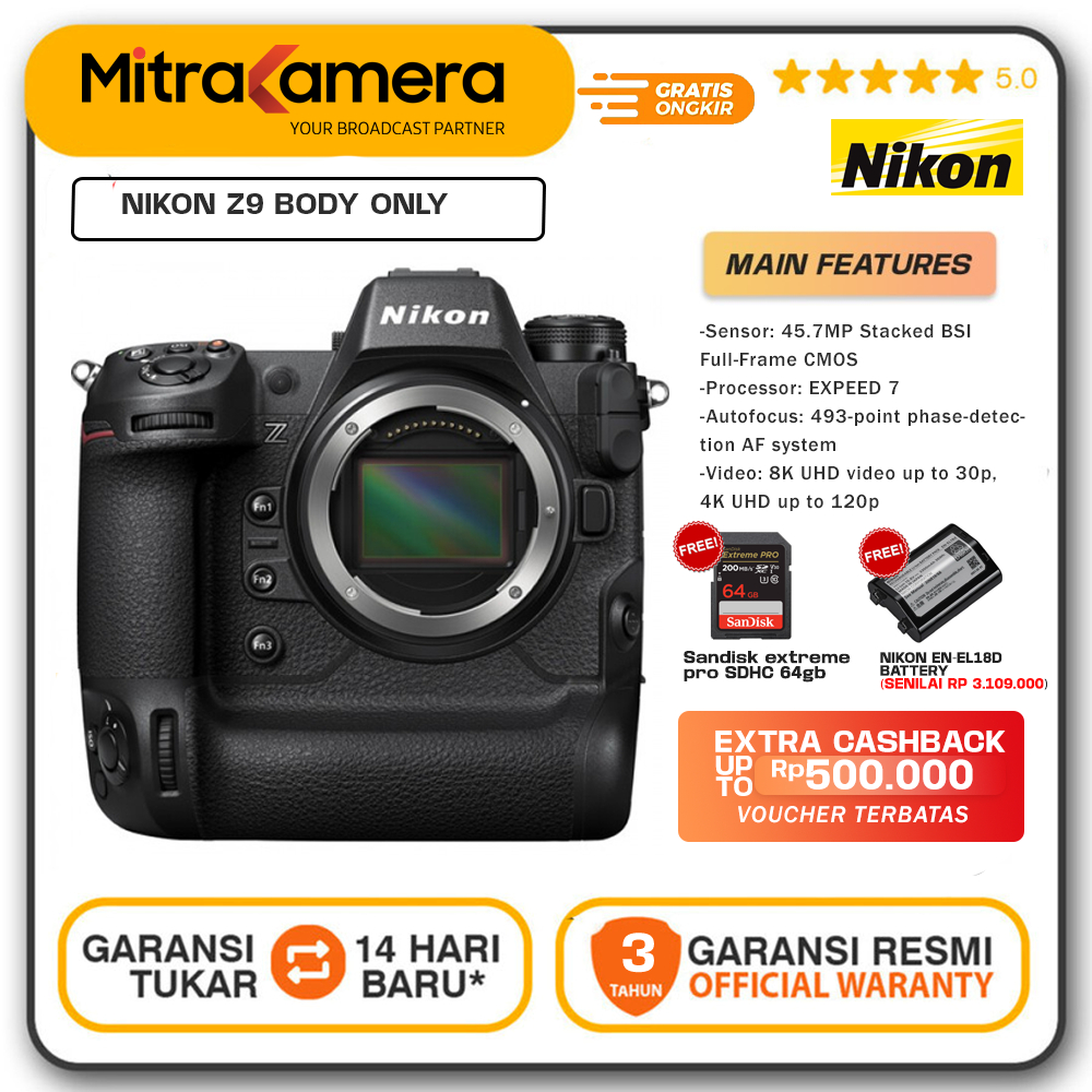 Nikon Z9 Body Mirrorless Camera