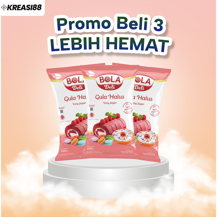 

Promo Gula Halus Bola Deli Beli 3 Lebih Hemat - 500 gr