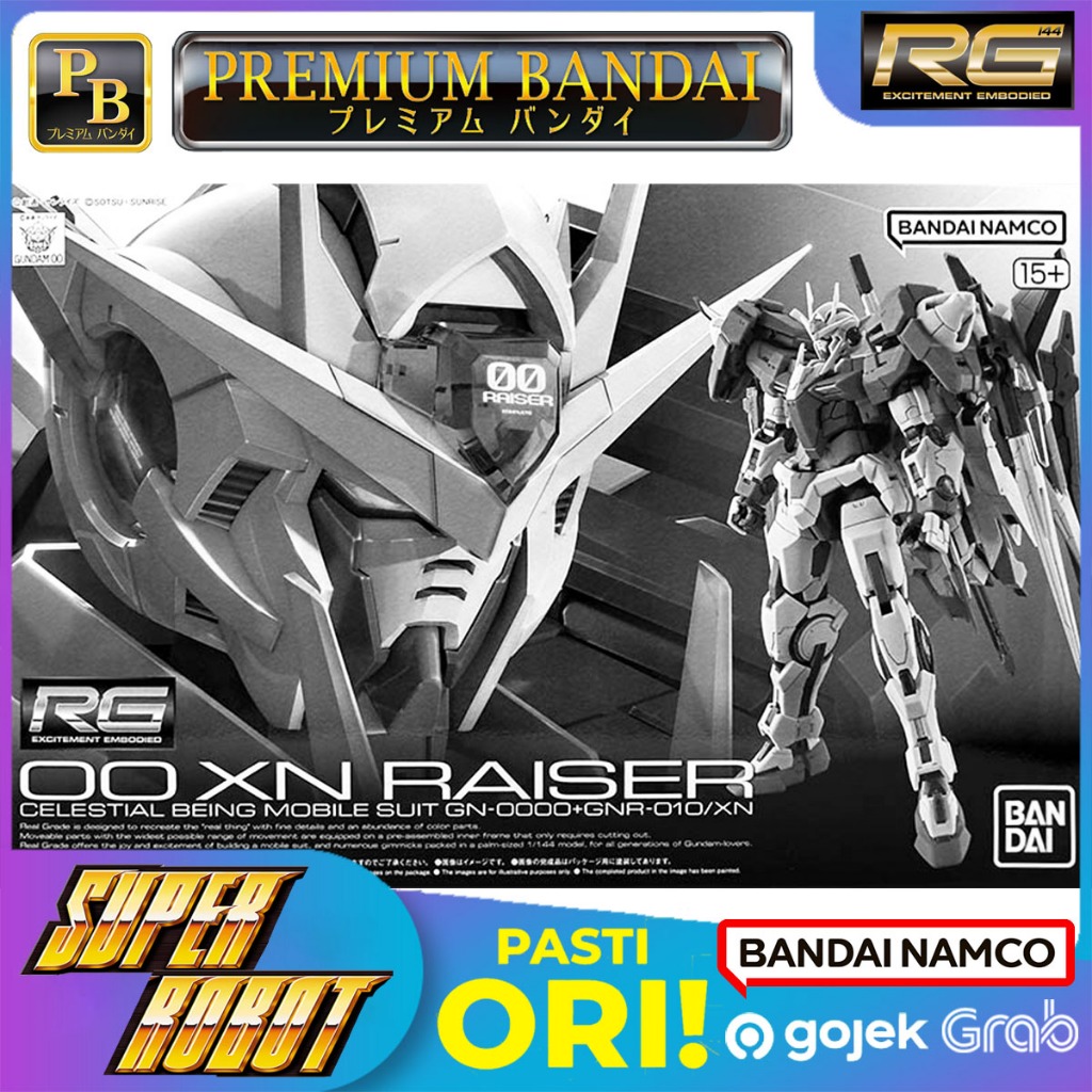 𝗕𝗔𝗡𝗗𝗔𝗜 RG Gundam 00 / OO XN Raiser P-BANDAI Limited