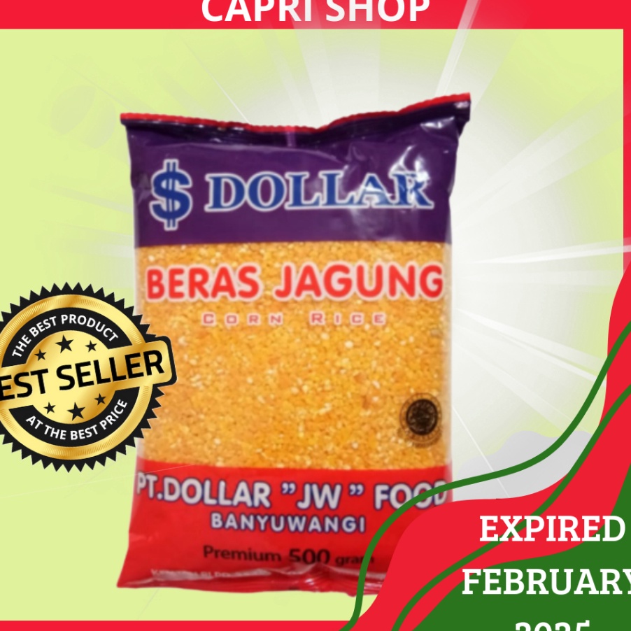 

TERBARU Beras Jagung DOLLAR 1 KILO isi 2 Bungkus