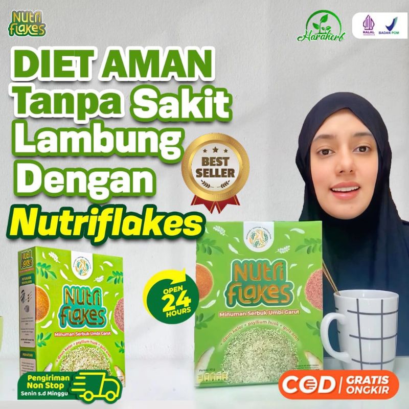 

Nutriflakes Sereal Umbi Garut Solusi Asam Lambung Maag