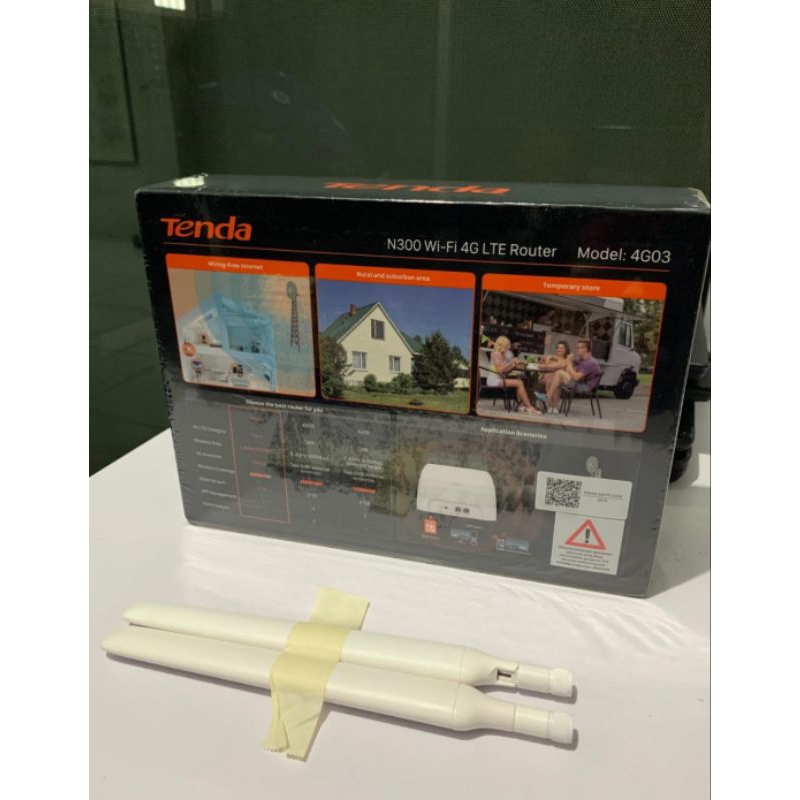 Tenda 4G03 N300 4G-03 Modem Router Wifi 4G LTE Unlock All Operator