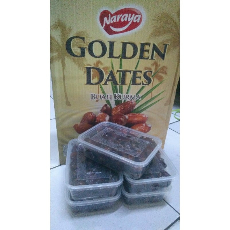 

Kurma Golden Dates 500gr (kemasan toples)