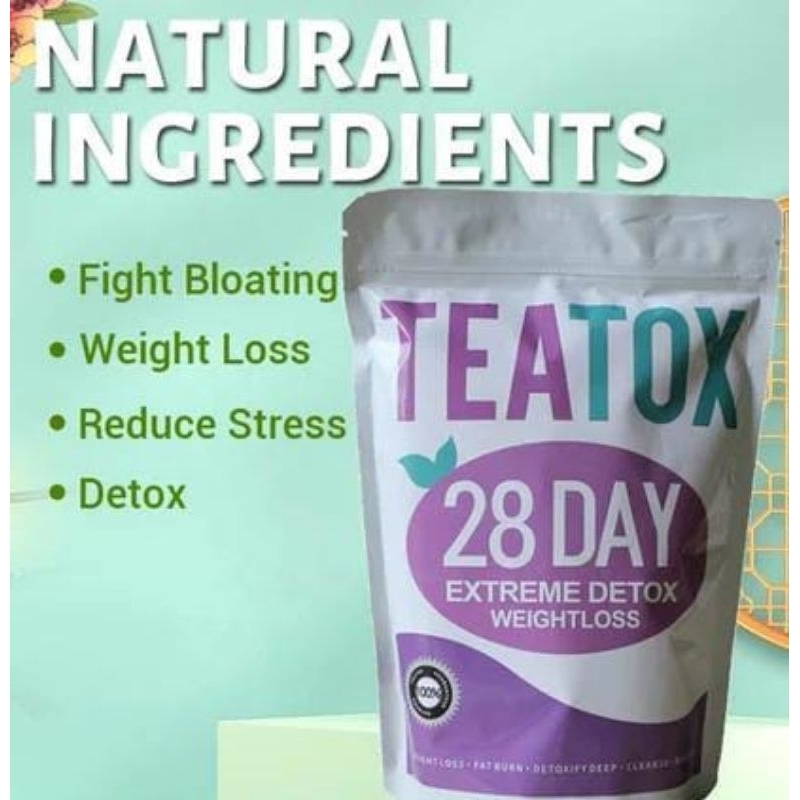 

teatox diet tea, teh pelangsing, teh herbal, teh penurun berat badan, teh organik