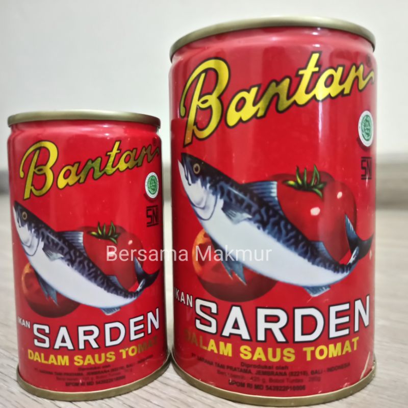 BANTAN sarden kaleng kecil 155g