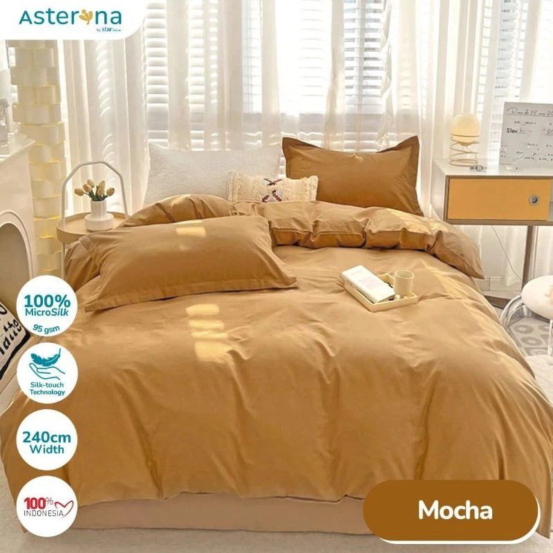 Sprei polos mocha sprei hotel murah anti geser sprei set ukuran dan tinggi lengkap sprei seprai spre