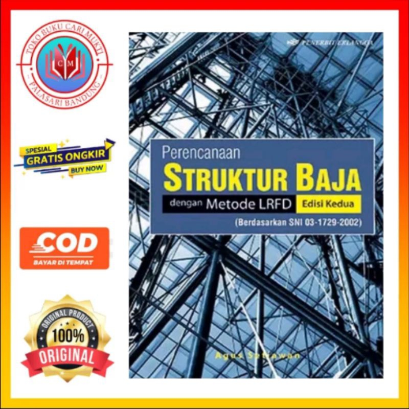 Erlangga Buku Perencanaan Struktur Baja Dengan Metode LRFD Edisi 2 Buku Original