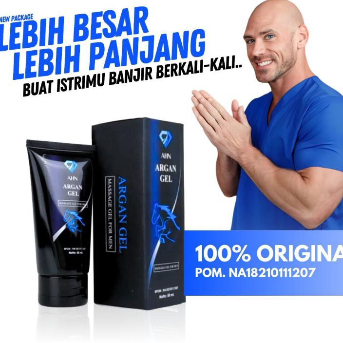 1111 BEST MASSAGE ARGAN GEL penambah UK jony 1 ORIGINAL BPOM