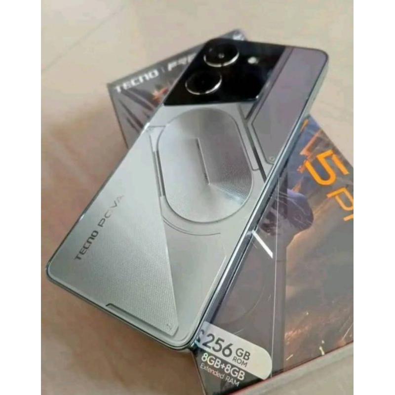 Techno Pova 5 Pro silver second