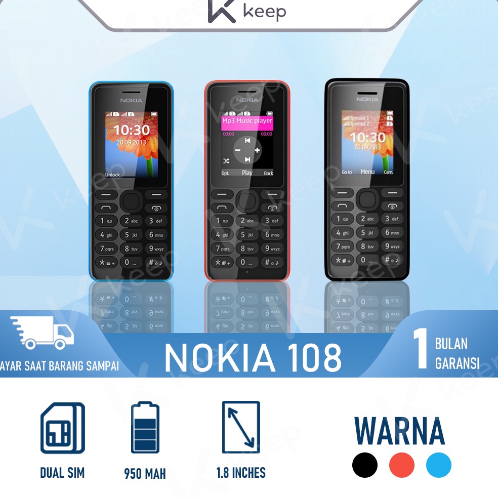 LANGSUNG KIRIM COD hp nokia 18 murah jadul nokia camera dual simo