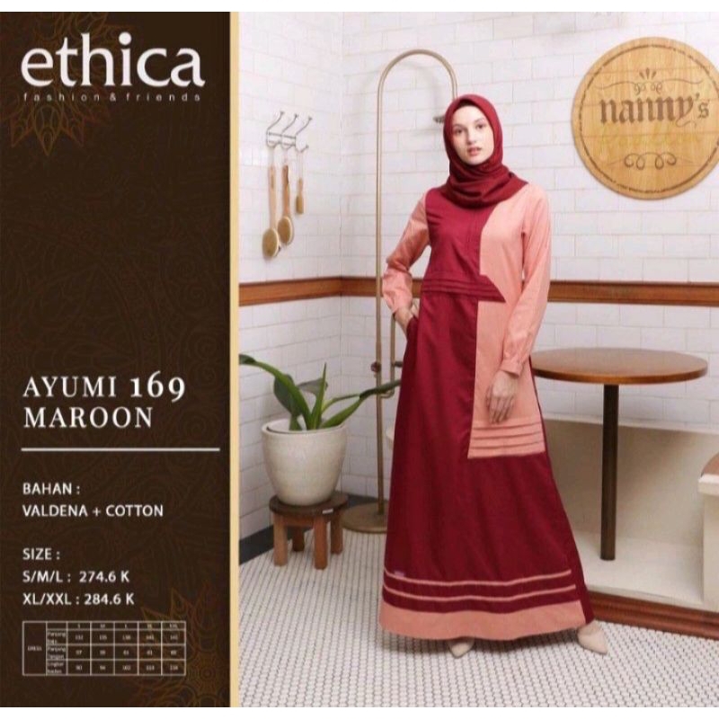 GAMIS ETHICA AYUMI 169 MAROON