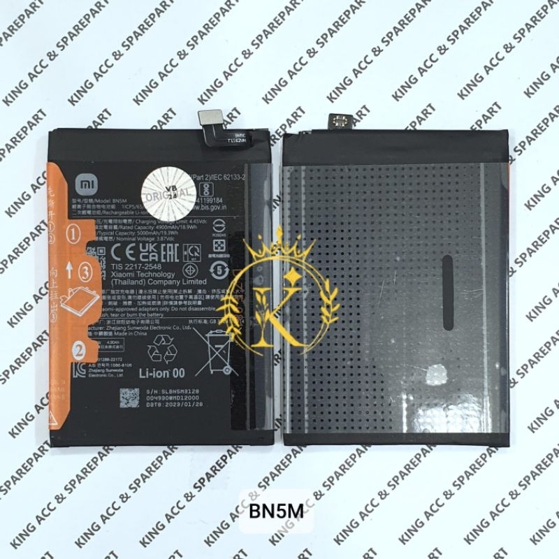 BATERAI BATRE BATTERY XIAOMI NOTE 12 4G BN5M BN-5M