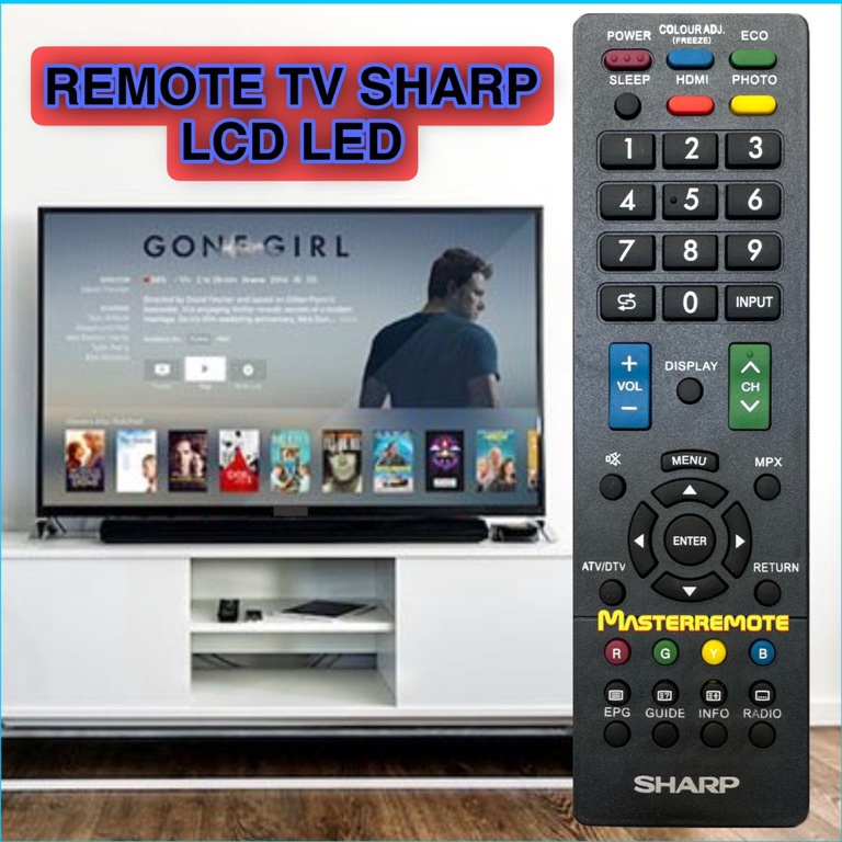 DBS333 Terlaku Remot remote TV SHARP AQUOS LCD LED 225