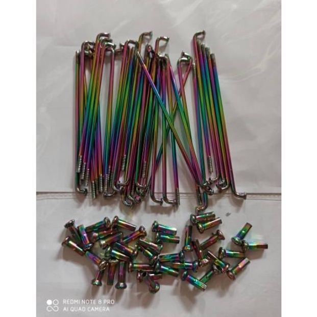 Sale Jari jari pelangi Ruji Ruji Pelangi untuk ring 14 17 18 lengkap