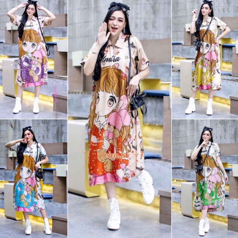 Sale Sekarang DASTER KEKINIAN ANDIN ARAB AMIEE DRESS  RAYON SUPER GRADE A ORI  MODEL RESLETING DEPAN