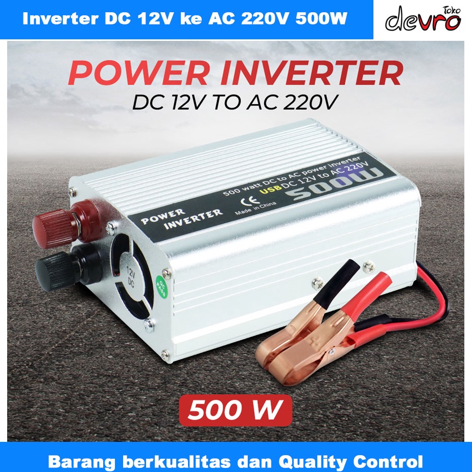 ready Inverter Mobil DC ke AC  Car Power Inverter DC 12V ke AC 22V 5W  DOXIN