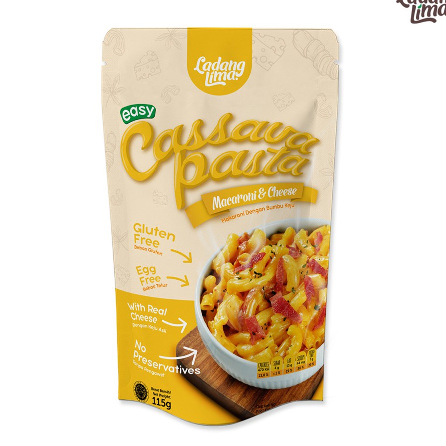 

Ready Stok Ladang Lima Cassava Pasta Mac Cheese 115gr