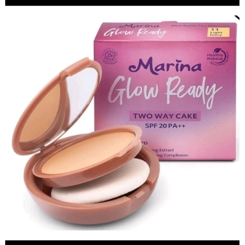 MARINA Two Way Cake SpF 20PA++ / Marina Glow Ready