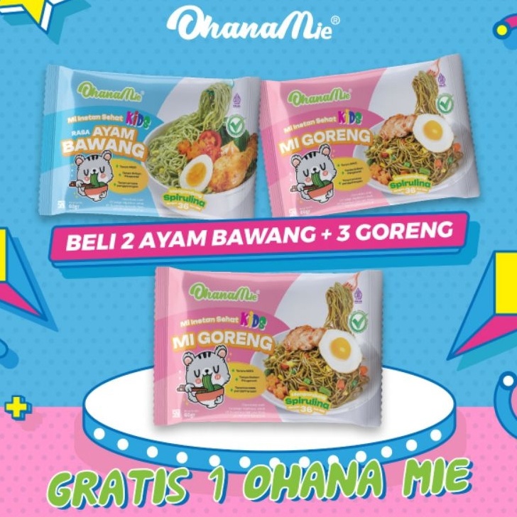 

Terlaris Mie Anak Instan Spirulina Non MSG Tanpa Pengawet Mix Varian Beli 5 Gratis 1 Mie