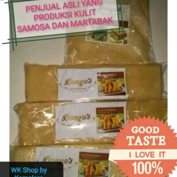 

Penjualan TerbaikCOD Kulit Samosa Sambosa Sedang 3 cm X 78 cm isi 25 Lembar