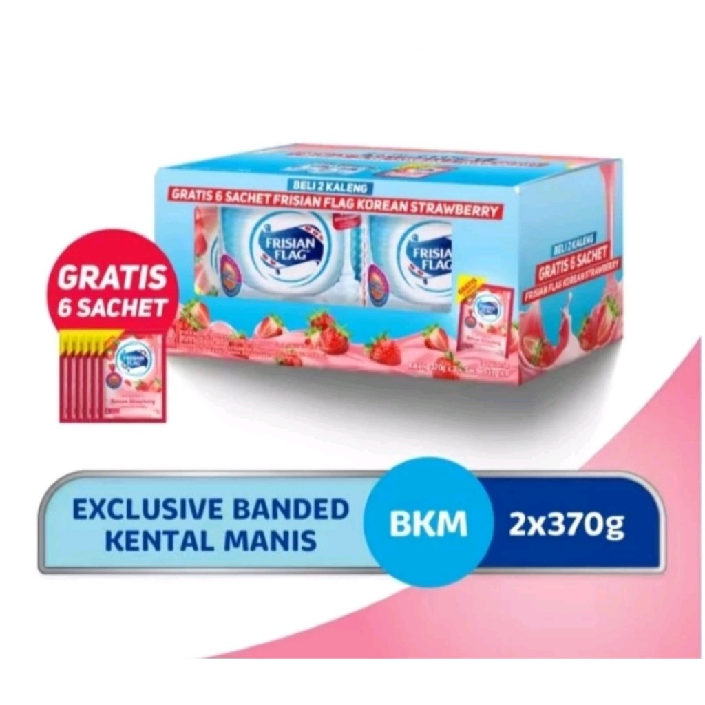 

Frisian Flag Kental Manis 2Pcs - Free 6 sct