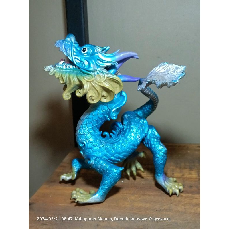 action figure blue dragon