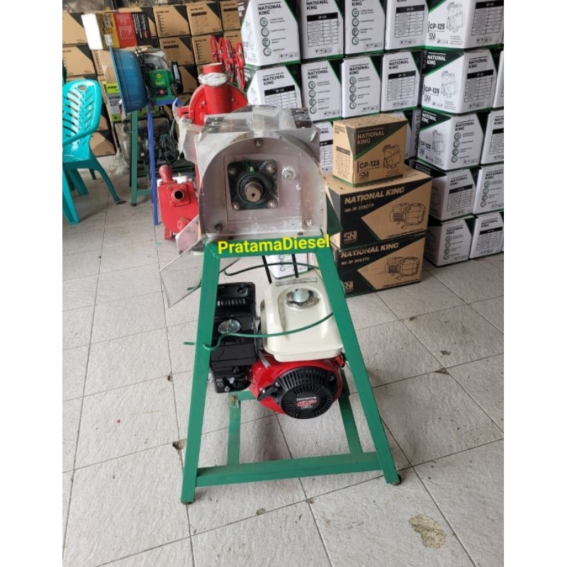 Mesin Parut kelapa Singkong+Mesin Penggerak HONDA GP160