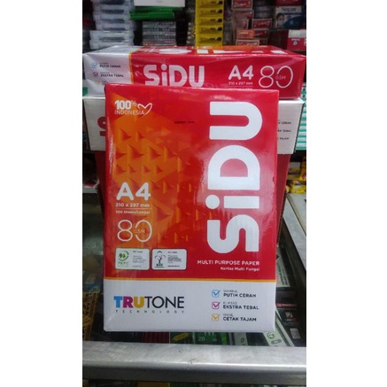 

PYP853 FASH SALE KERTAS A4 8 GRM SIDU