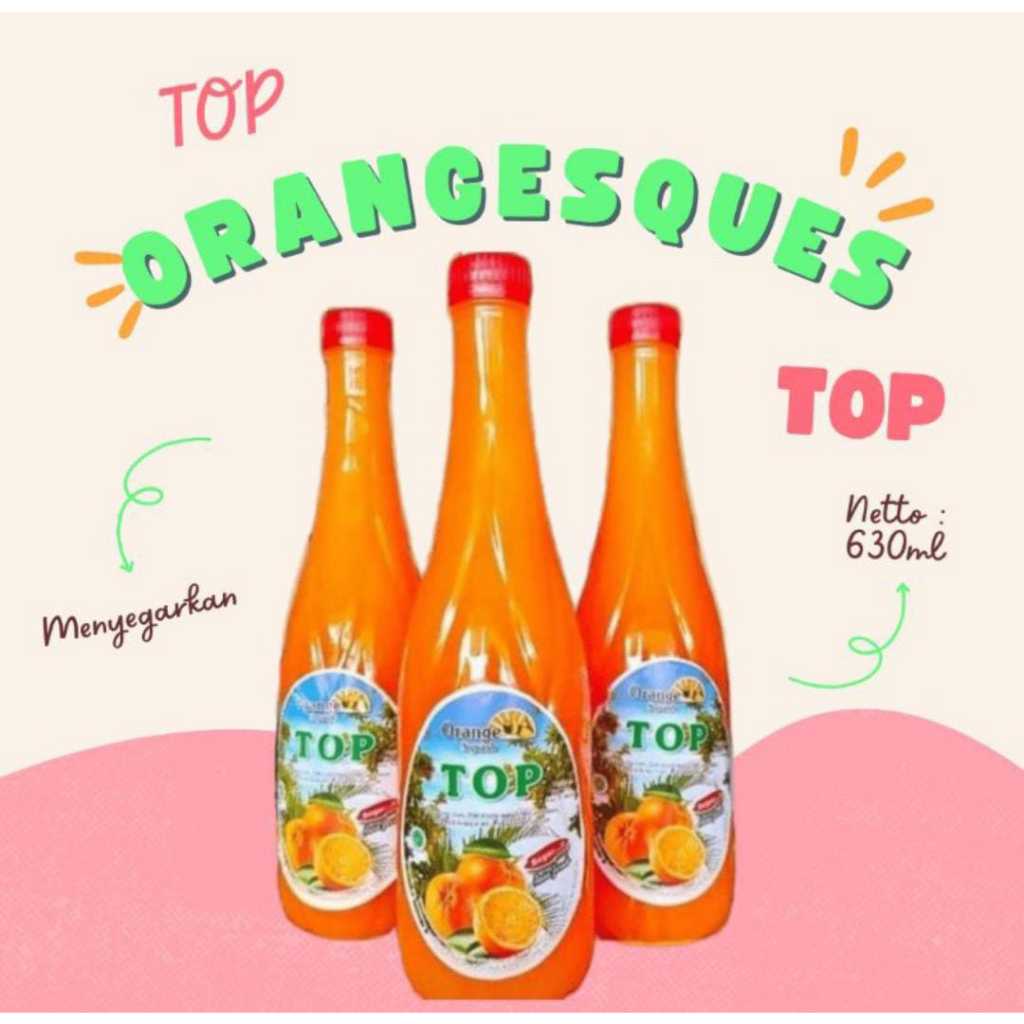 

Sirup Orenge Squash Top 630ml II Syrup Jeruk Segar II Syrup Top Rasa Jeruk II Sirup Orange Squesh