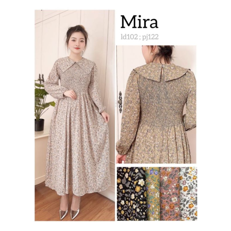Maxi Dress Raisa Dress bahan ceruty import lengan plisket