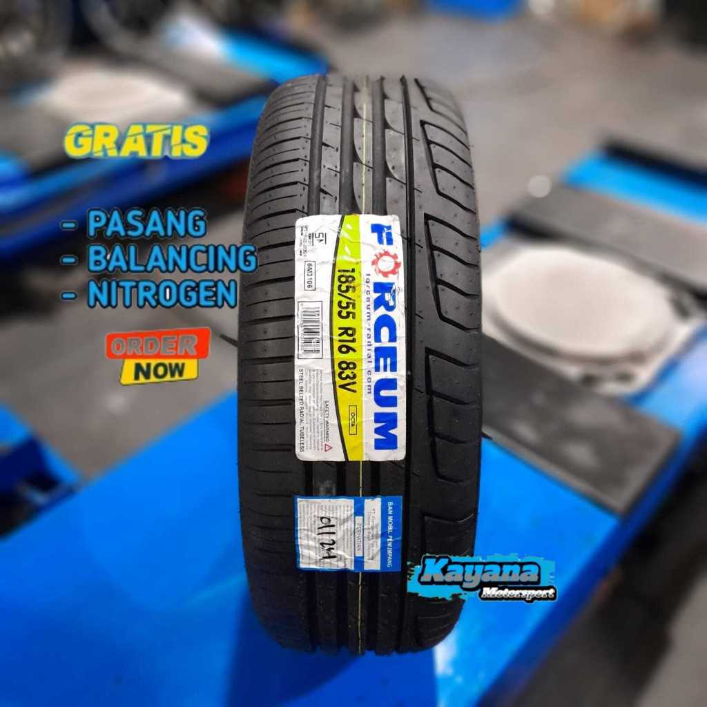 Ban Tubles Forceum 185 55 R16 Forceum Octa ( Gratis Pasang )