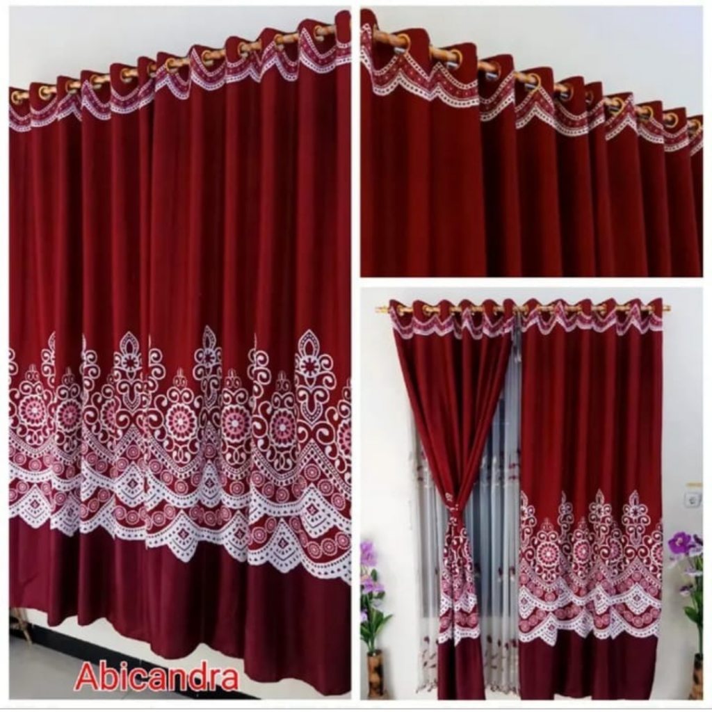 Gorden jendela katun disperse Abicandra ring 12 gorden