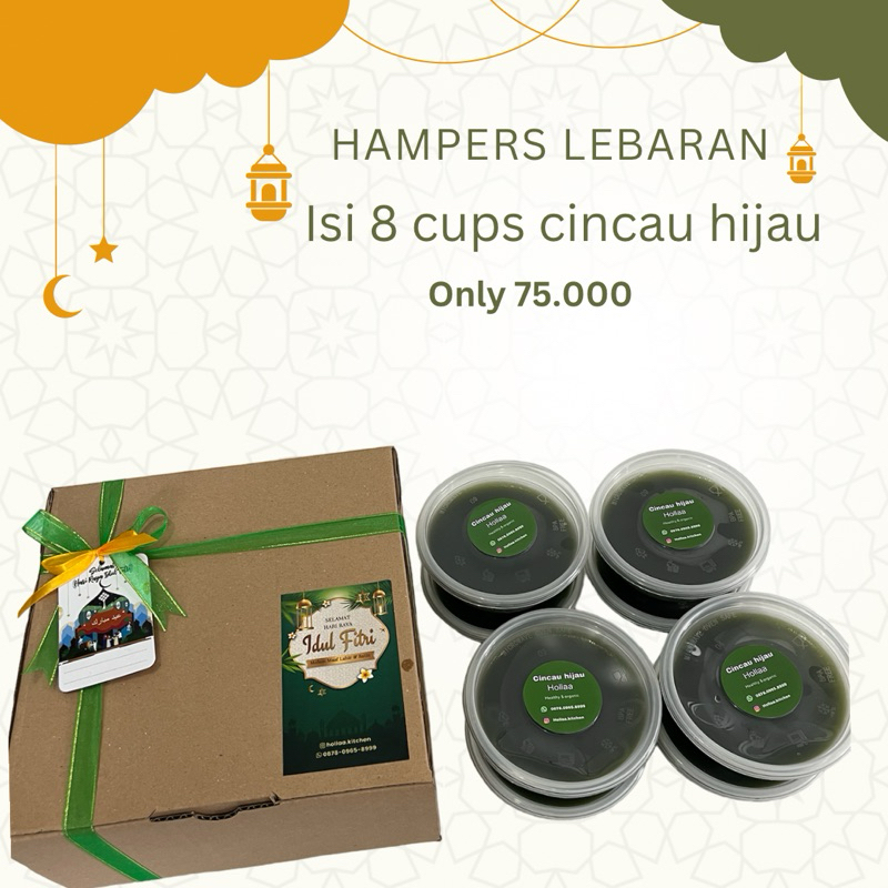 

Hampers Lebaran idul fitri Parcel Cincau Hijau Organik