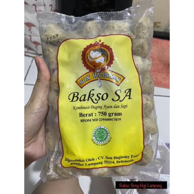 

Bakso Sony Sapi Ayam (SA) Kecil + Bumbu/Sambel