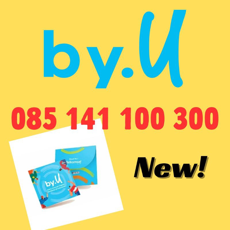 nomor cantik byu telkomsel murah seri 100 300an + mudah dihafal + FREE 2GB