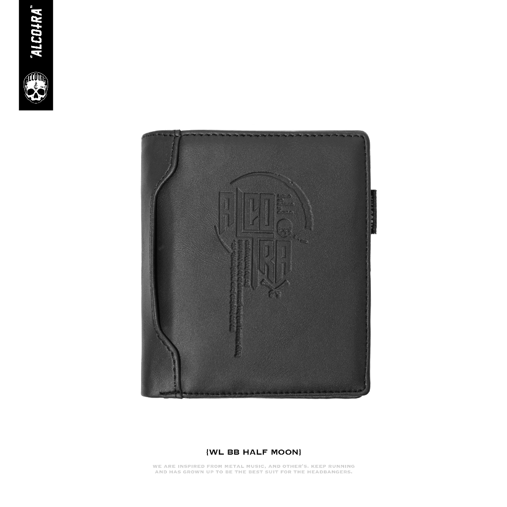 WL BB HALF MOON // WALLET BLACK HALF MOON // DOMPET ALCOTRA
