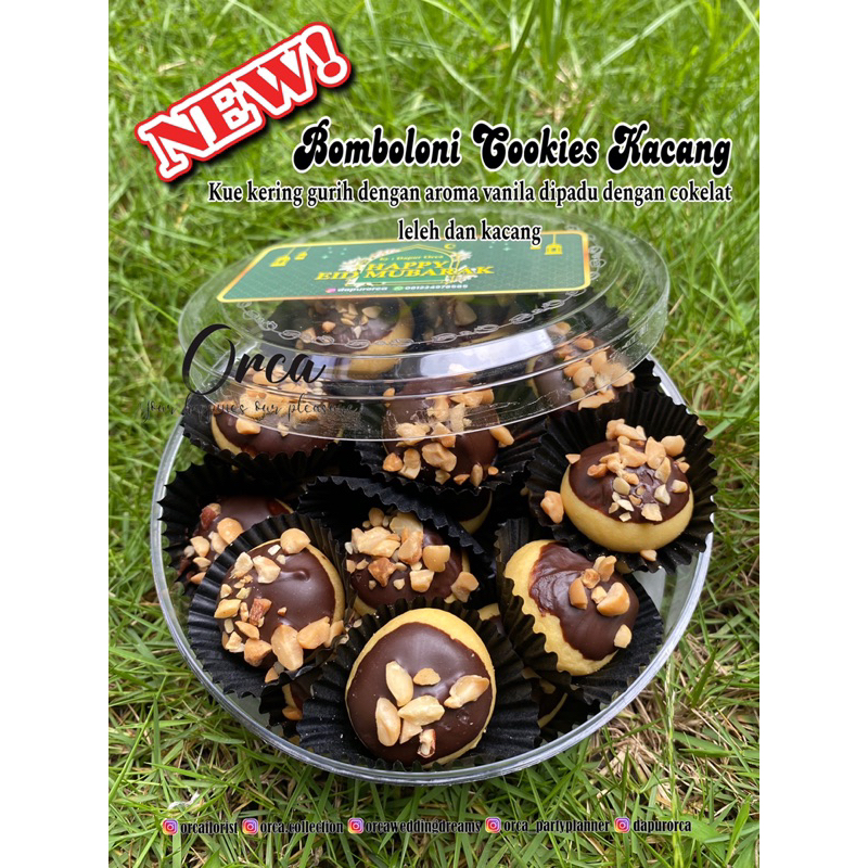 

KUKER LEBARAN IDUL FITRI BOMBOLINI COKLAT KACANG COOKIS