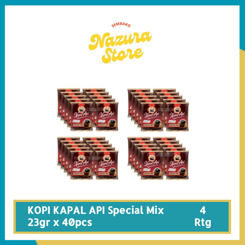 

4 Renteng - KOPI Kapal Api Special Mix 23gr