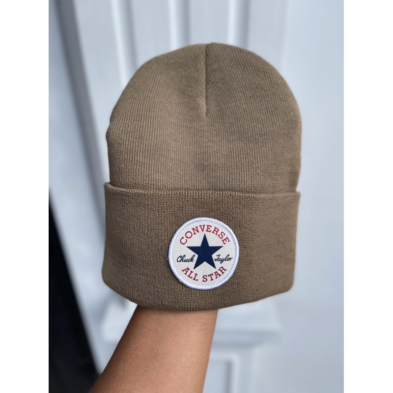 TOPI CONVERSE CHUCK TAYLOR  ALL STAR CON22137A CON CP BEANIE SQUIRMY BROWN ORIGINAL CAP CONVERSE