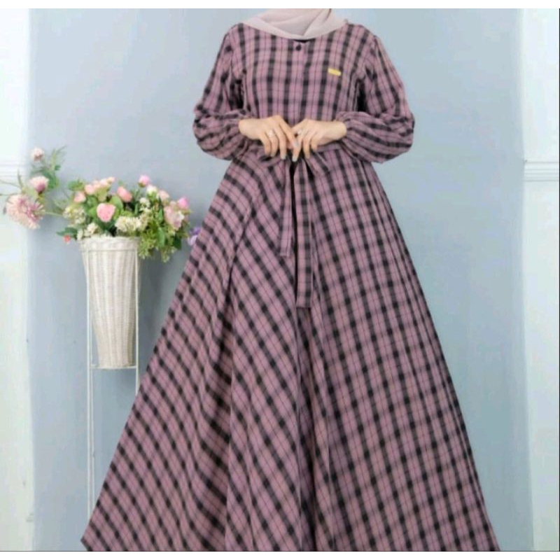 GAMIS AKFA G KLOK KOTAK CRINCLE BUSUI FRIENDLY